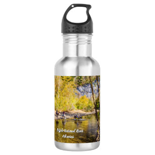 Traverser La Bouteille D'Eau De La Rivière Buffalo
