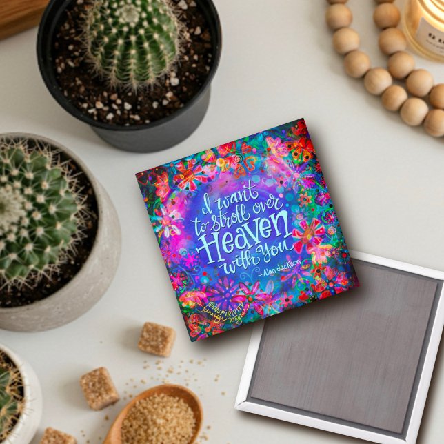 "Traverser le ciel" Inspirivity Magnet (Créateur téléchargé)