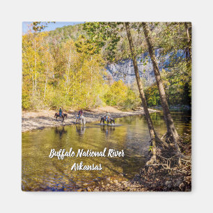 Traverser Le Magnet Carré De La Rivière Buffalo