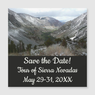 Traverser les montagnes neigeuses de la Sierra Nev