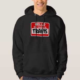 Travis Bonjour Bonjour Mon Nom Est Nom Tshirt Sur 