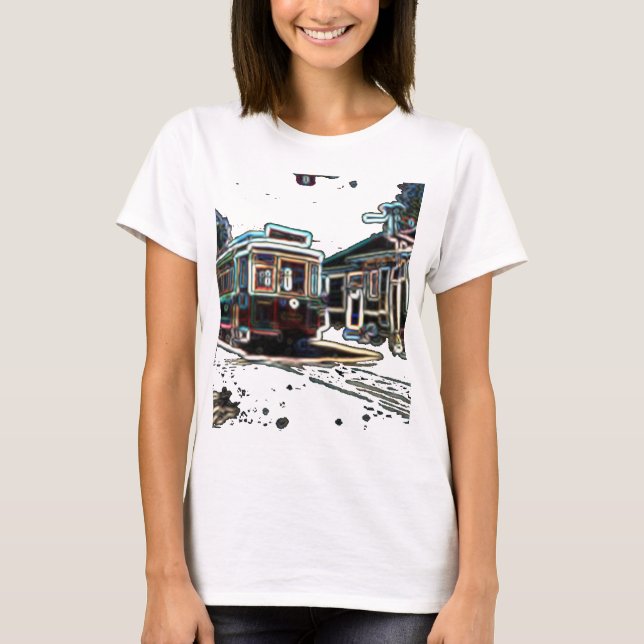TRC Neon trcar à stn Women's Basic T-Shirt (Devant)
