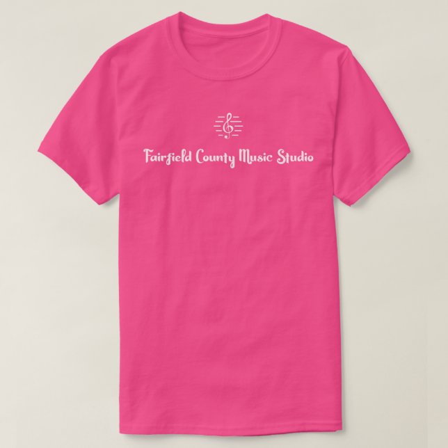 Treble Clef blanc TShirt (Design devant)
