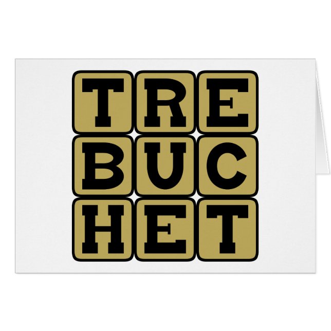 Trébuchet, Arme de Catapulte (Devant horizontal)