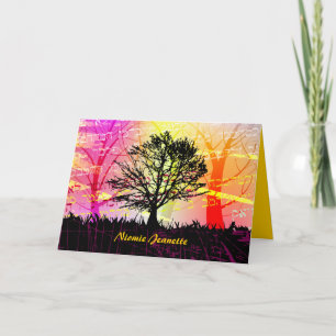 Tree in the Woods Bar Bar Mitzvah Merci Cartes