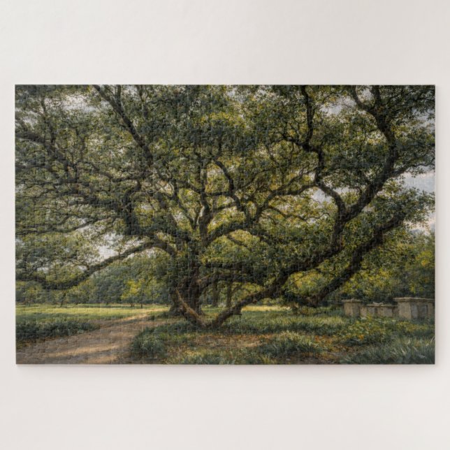 Tree of Southern Life | Live Oak Art | Puzzle (Horizontal)