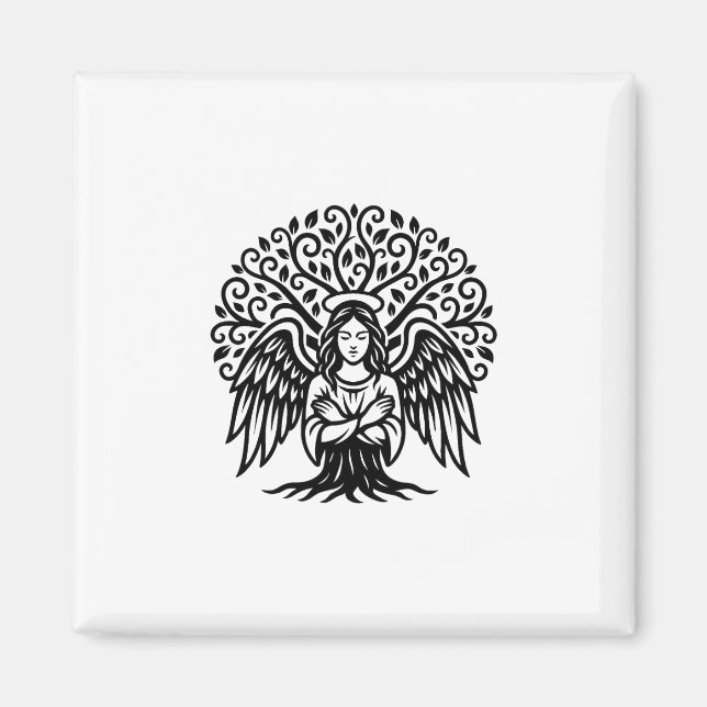 Tree of Wings Magnet  (Devant)