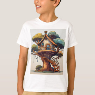 Treehouse Dreams Design T-Shirt inspiré de l'avent
