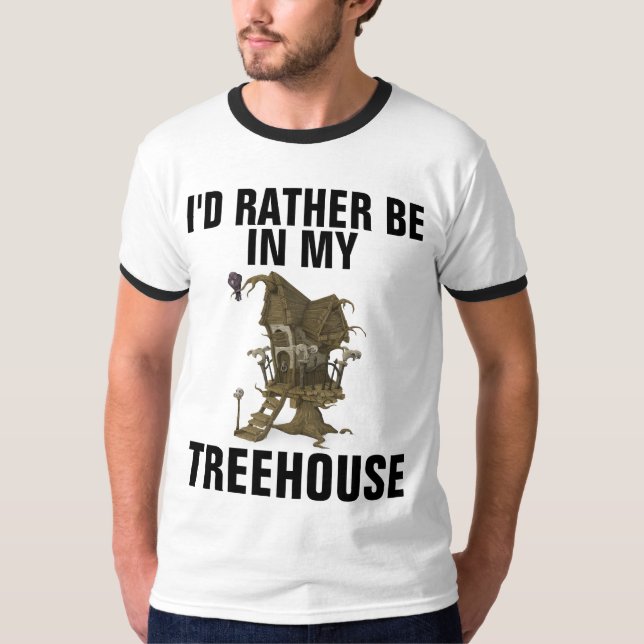 TREEHOUSE JE SERAIS PLUTÔT DANS MES T-SHIRTS DE LA (Devant)