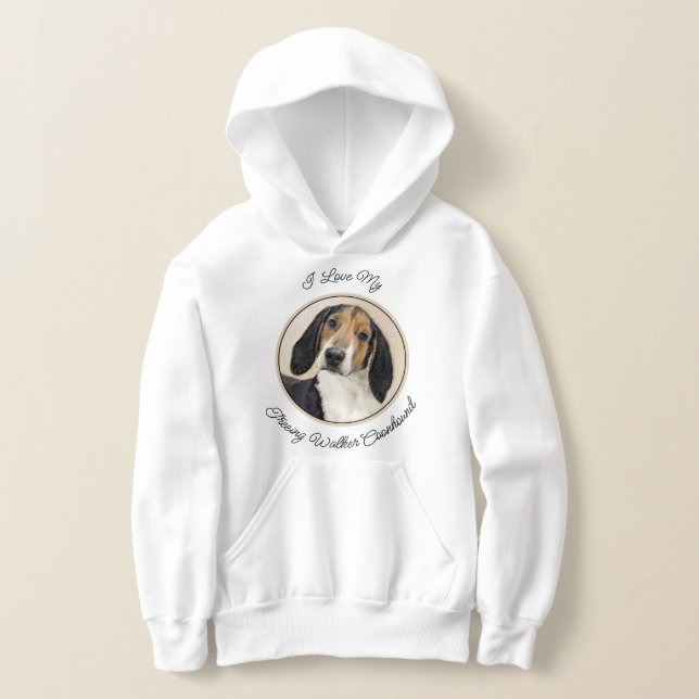 Treeing Walker Coonhound Peinture - Art original (Poser)