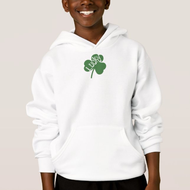 Trèfle chanceux Saint Patrick Sweatshirt (Devant)