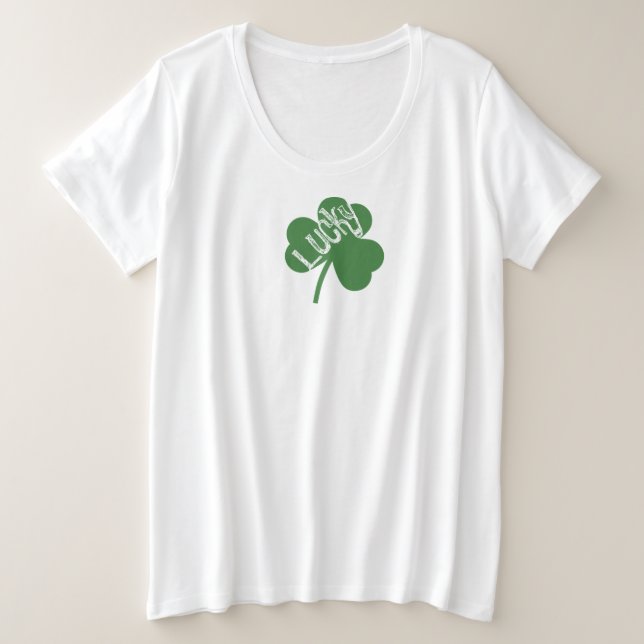Trèfle chanceux Saint Patrick Sweatshirt (Design devant)