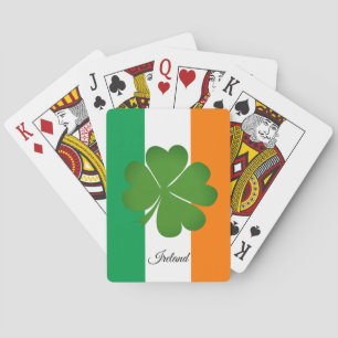 Trèfle, Drapeau Irlandais, Cartes à Jouer Jeux d'I