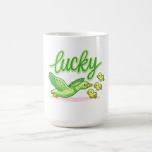 Trèfle Vert Chanceux - M Mug Café Saint Mignon