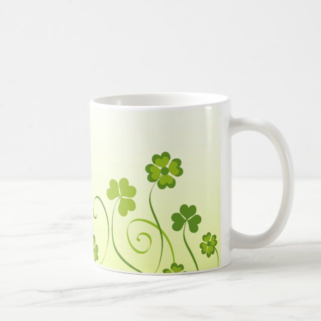 Trèfles chanceux - tasse (Droite)