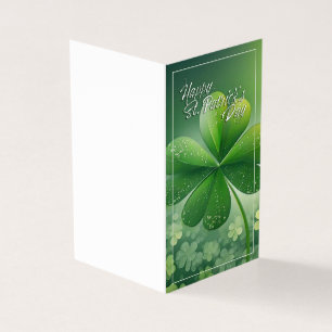 Trèfles verts Joyeuse Saint-Patrick (7) c