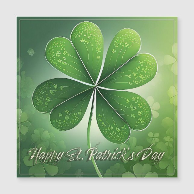 Trèfles verts Joyeuse St. Patrick (8) c (Devant)