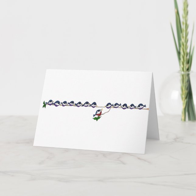 Treize Cartes pour notes d'oiseaux noirs (Devant)