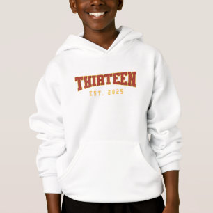 Treize Est. 2025 Garçons Filles Adolescent Officie