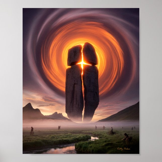 Treize Symboles : Poster de croix solaire (Devant)