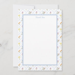 Trellis Fleur Sauvage Carte de Vœux