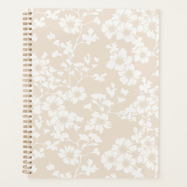 Trellis Floral - Lin doux (Devant)