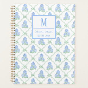 Trellis Préparé Arc Bleu & Hydrangeas Verts Monogr