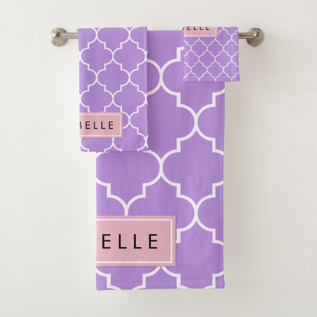 Trellis Violet, Trellis Marocain, Votre Nom (En situation)