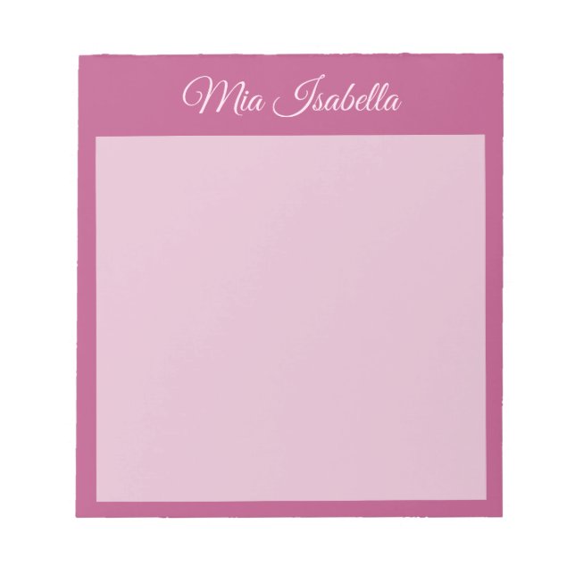 Trend Color Rose Purple Berry Classic Bloc-notes (Devant)
