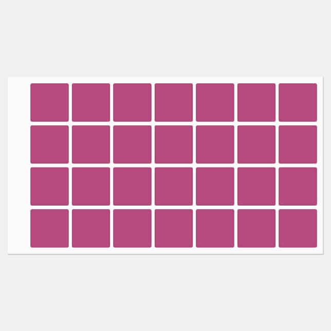 Trend Color Rose Purple Berry Étiquettes de couleu (Feuille)