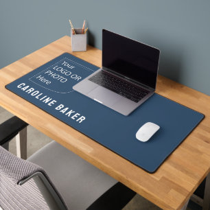 Trend Color Serious Blue Logo Mat de bureau