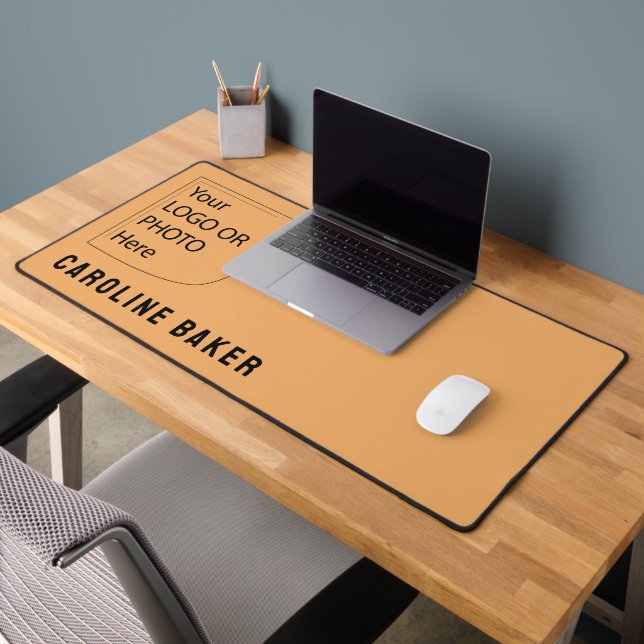 Trend Color Soft Orange Logo Mat du bureau (Bureau 2)