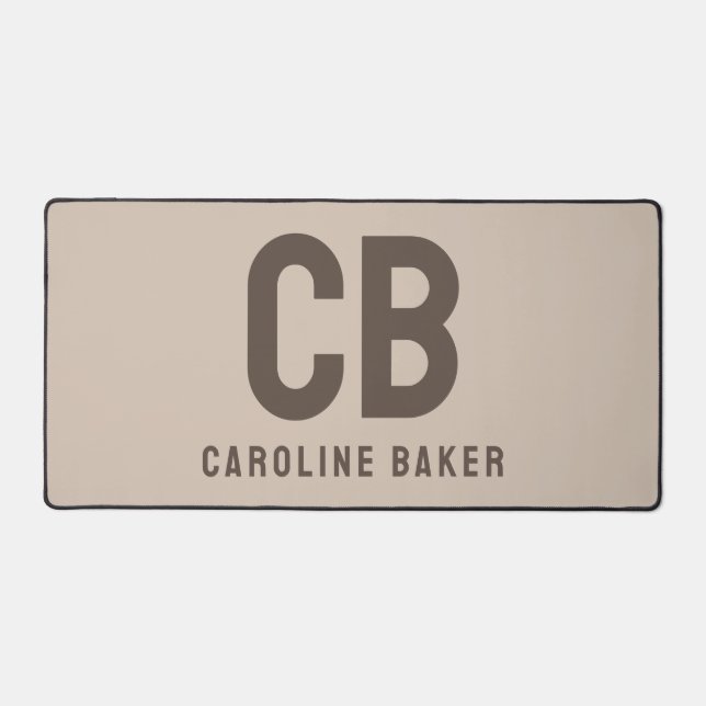 Trend Color Soft Taupe Nom de bureau Mat (Recto)
