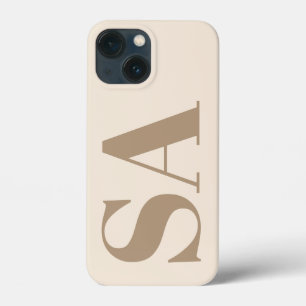 trendy Antique Blanc avec étui monogrammé Case-Mat