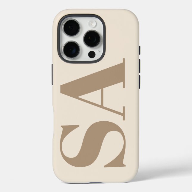 trendy Antique White avec étui à monogramme Case-M (Verso)
