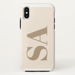 trendy Antique White avec étui Case-Mate monogramm