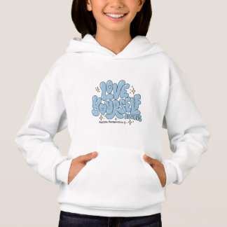 Trendy Blue Love Yourself First Aesthetic Enfants