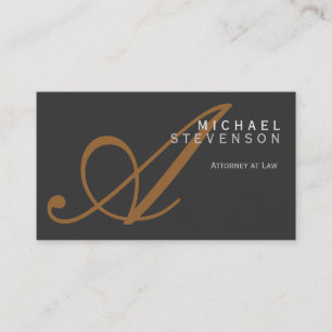 Trendy Cute Plain Chic Procureur Carte de visite