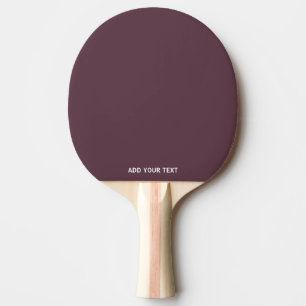 Trendy Dark Plum Brown - Raquette de Ping Pong per