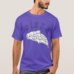 Trendy Pizza Slice Cœur Nourriture Humour T-Shirt