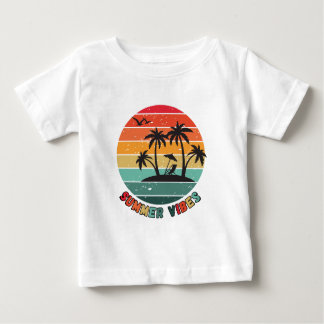 trendy "summer vibes" t-shirt