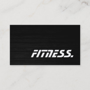 Trendy Wood Trainer Sport Fitness Carte de visite