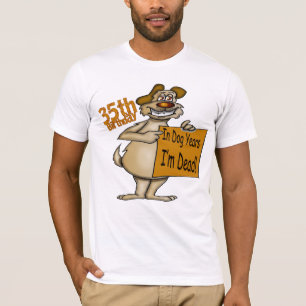 trente-cinquième T-shirt de cadeaux d'anniversaire