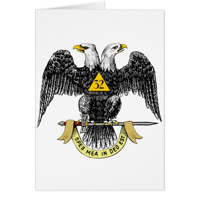 trente-deuxième Noir écossais Eagle de rite de (Devant)