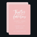 trente et fabuleux anniversaire photo invitation<br><div class="desc">trente et fabuleux anniversaire photo invitation</div>