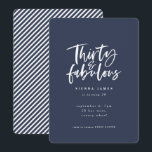 trente et fabuleux anniversaire photo invitation<br><div class="desc">trente et fabuleux anniversaire photo invitation</div>