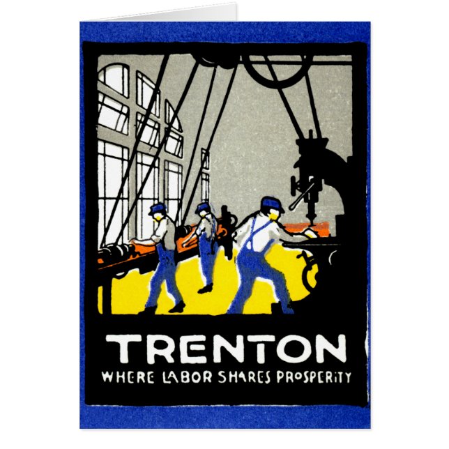 Trenton Vintage New Jersey 1915 (Devant)
