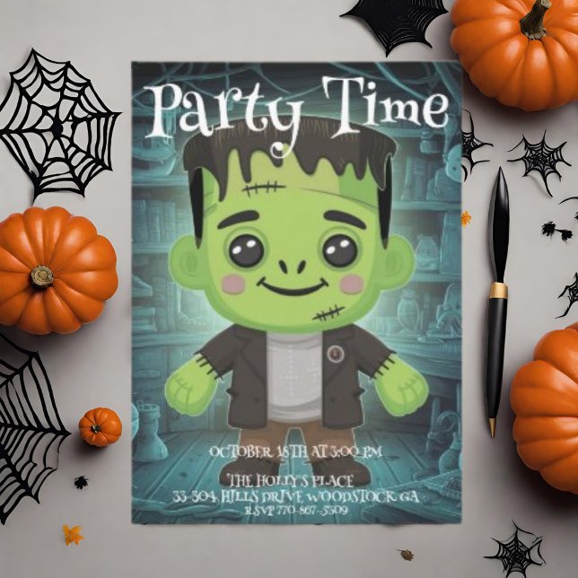 Très adorable Frankenstein Invitation (Créateur téléchargé)
