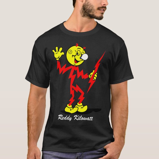 Très amusant T-shirt Reddy Kilowatt (Devant)