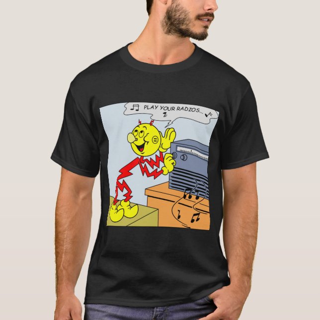 Très amusant T-shirt Reddy Kilowatt (Devant)